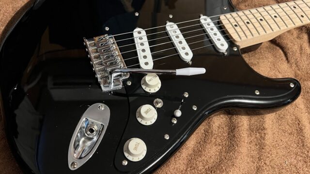 デビッドギルモア仕様のブラックストラトを制作